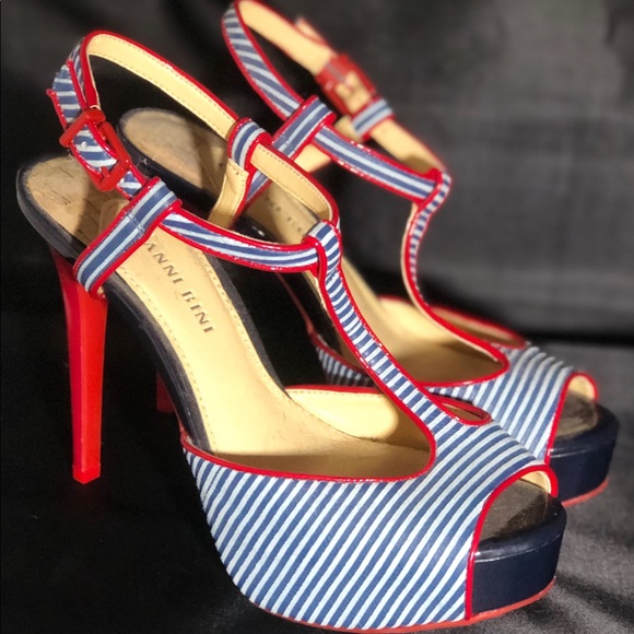 Gianni Bini Shoes - | Gianni Bini | Red, White & Blue Pumps